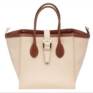 Gianni Segatta La Borsetta Cream handbag